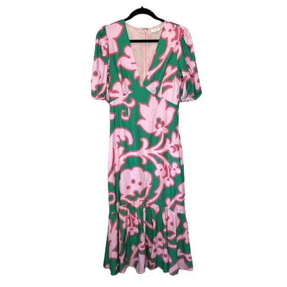 Rhode Ester Print Floral Midi Dress - Picture 2 of 10